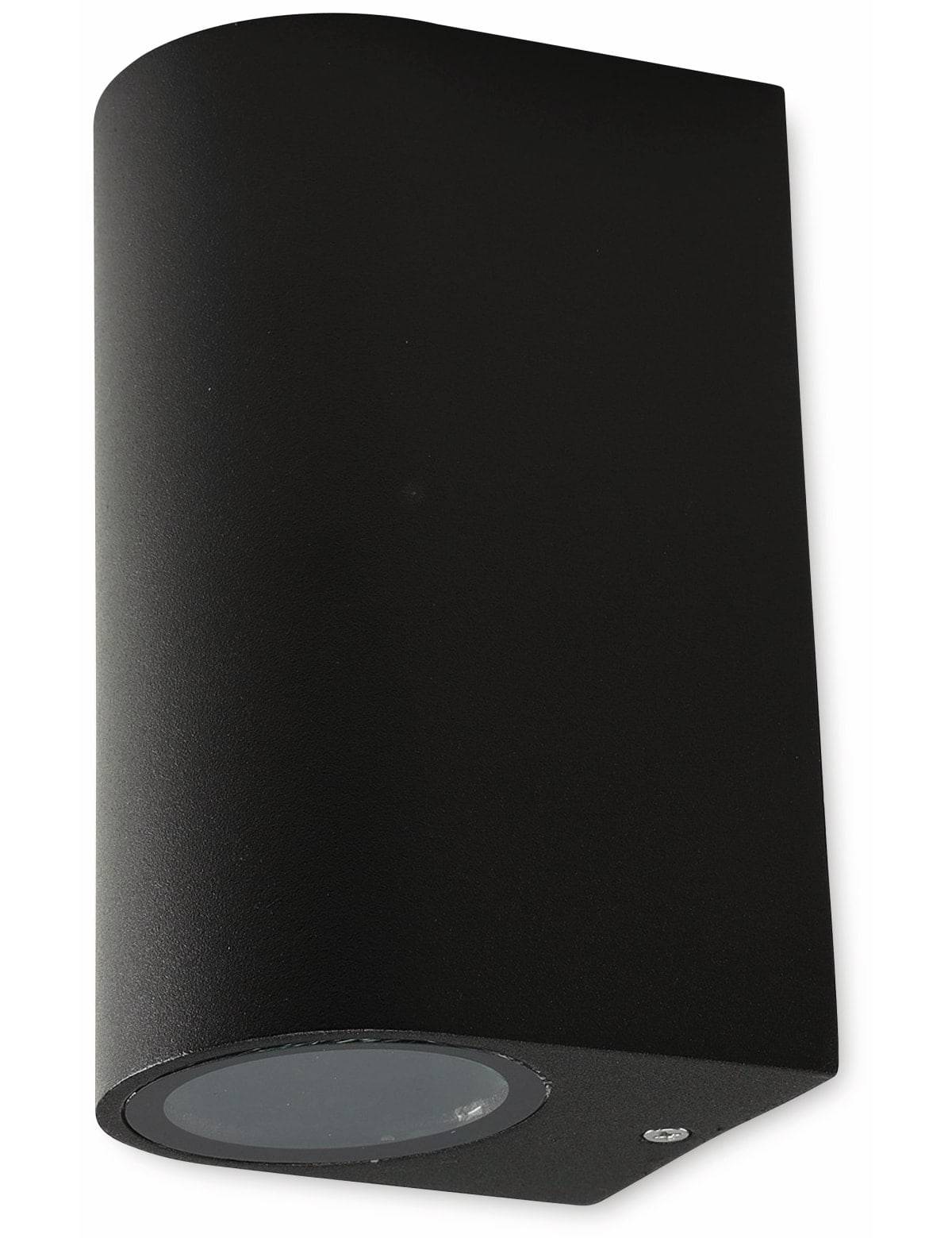 CHILITEC LED-Wandleuchte CTW-2, schwarz, 2x GU10, IP44, max. 2x20 W