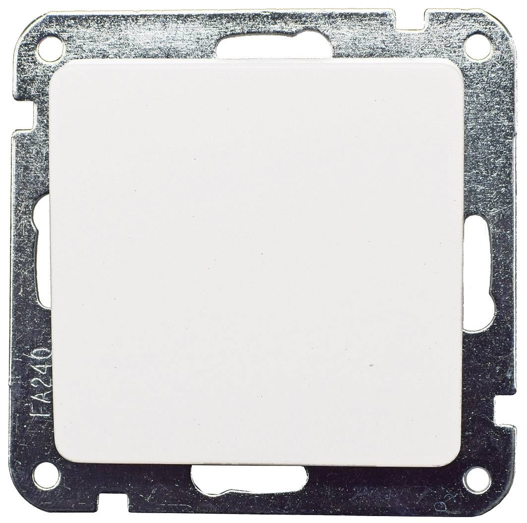 MILOS Wechselschalter Unterputz 250V~/ 10A Klemmanschluss Matt Weiß