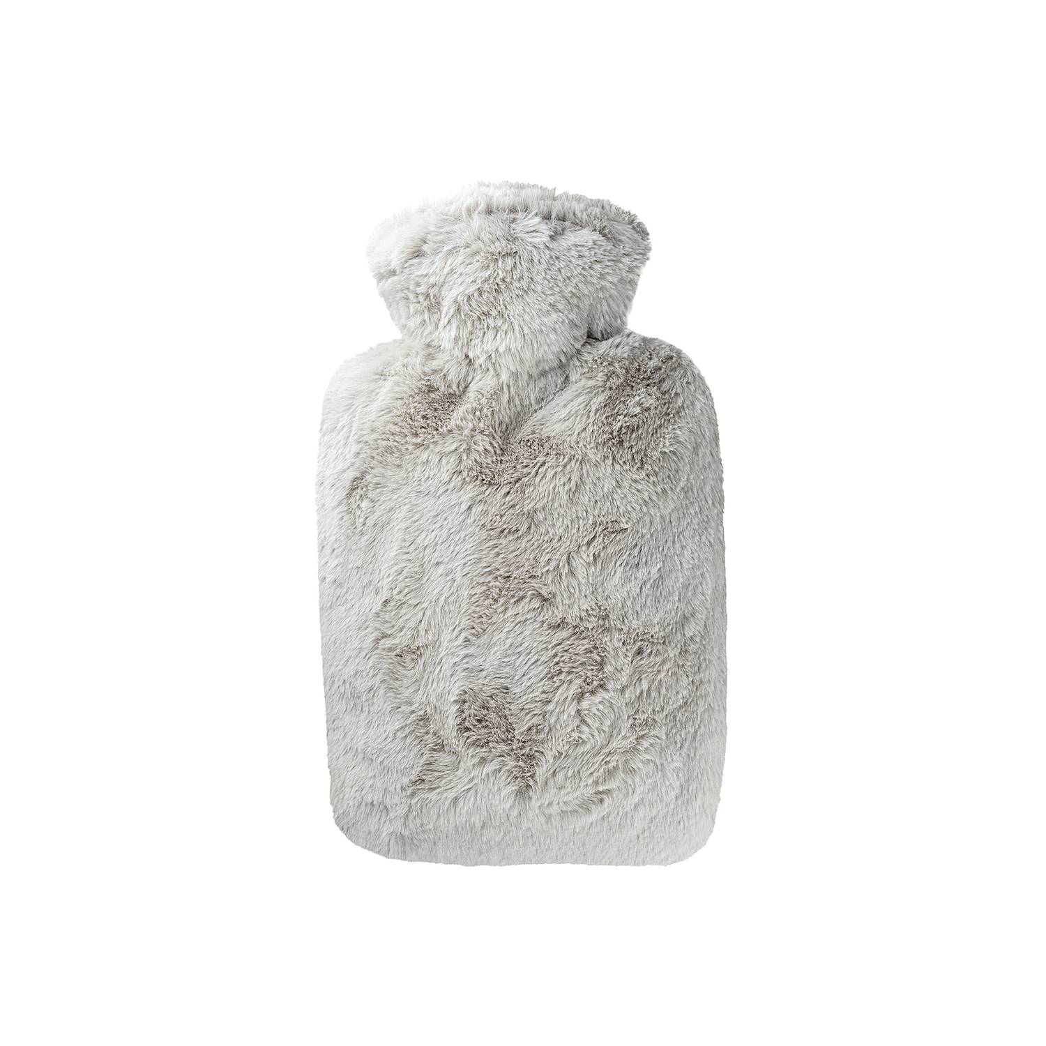 HUGO FROSCH Wärmflasche Klassik Langhaar-Flauschbezug 1,8 Liter, taupe
