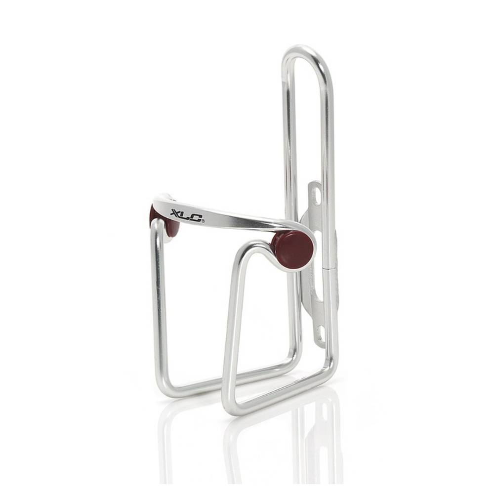 XLC Trinkflaschenhalter Alu BC-A02 silber/matt, Polster rund, silber/matt