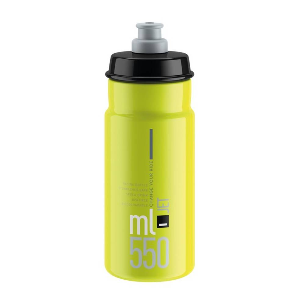 Elite Trinkflasche "Jet", 550 ml, gelb fluo/schwarz