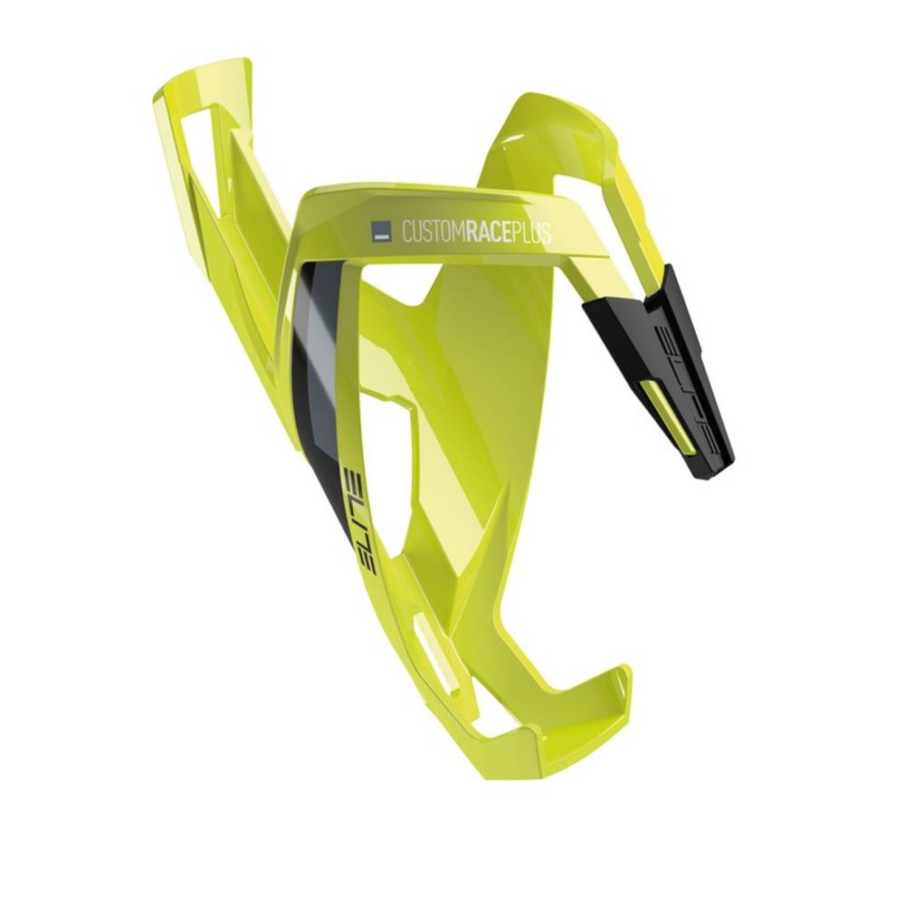 Elite Trinkflaschenhalter "CustomRacePlus", gelb fluo/schwarz