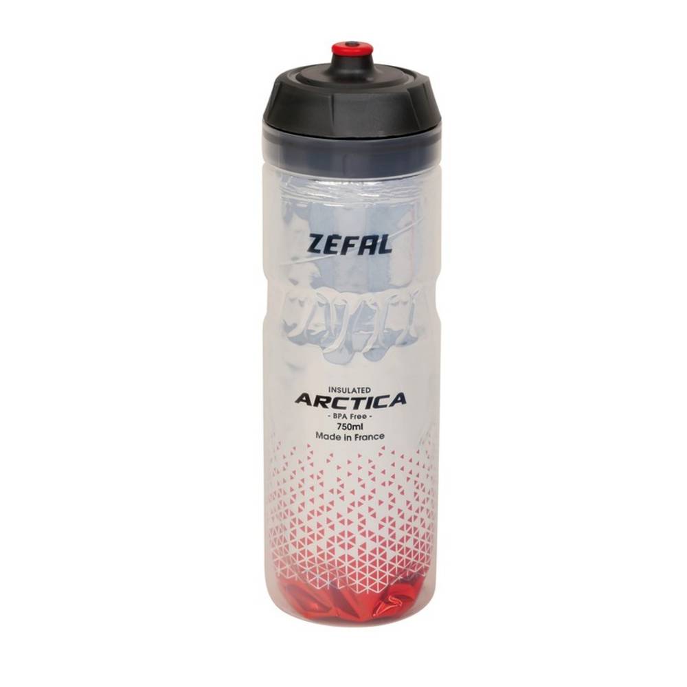 Zéfal Trinkflasche "Arctica 75", 750 ml, silber/rot