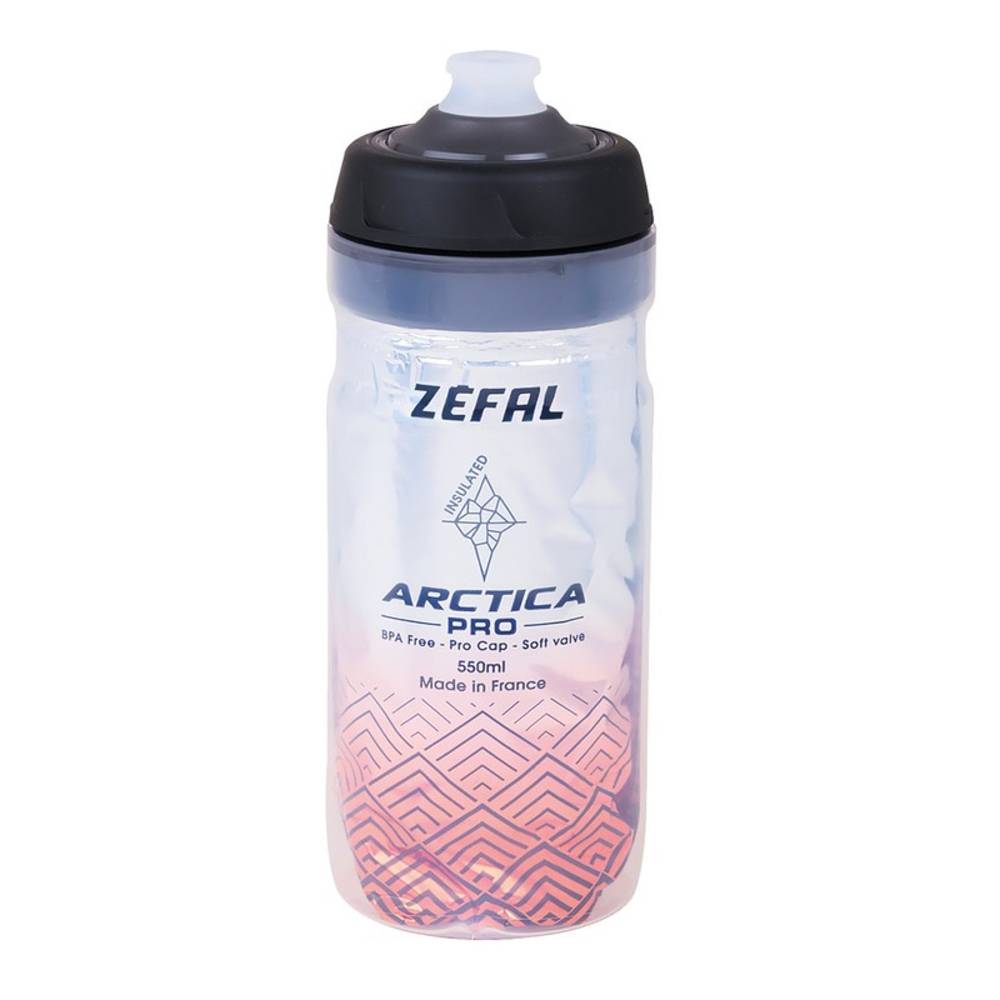 Zéfal Trinkflasche Arctica Pro 55 550ml, silver-red, silber/rot