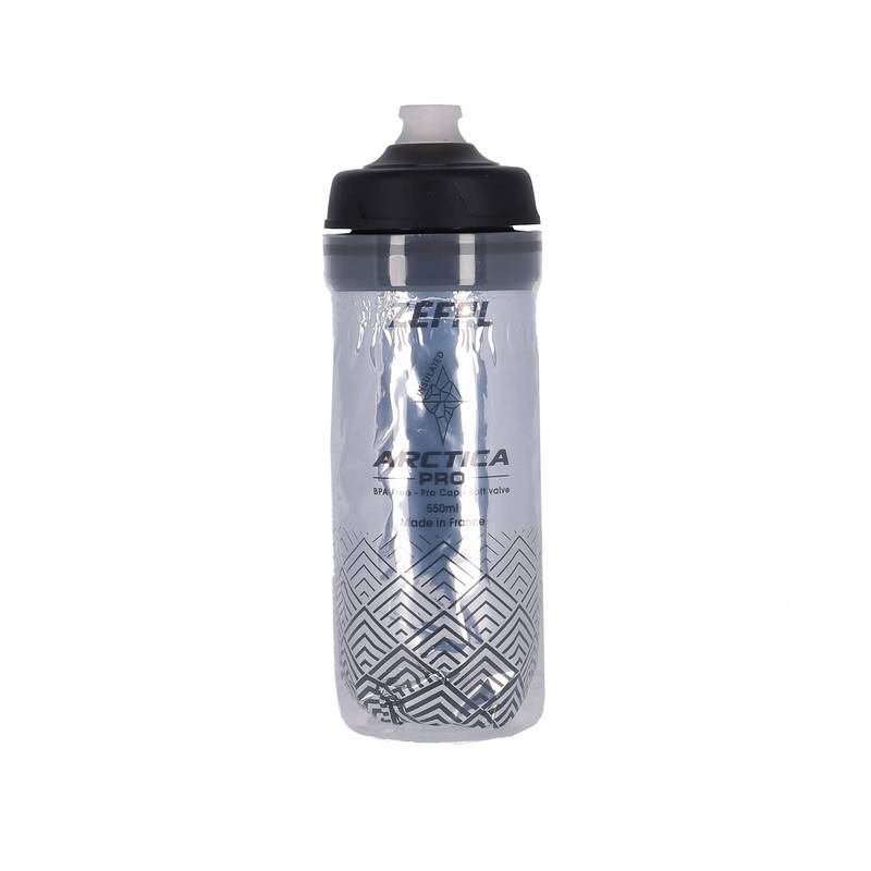 Zéfal Trinkflasche Arctica Pro 55 550ml, silber/schwarz