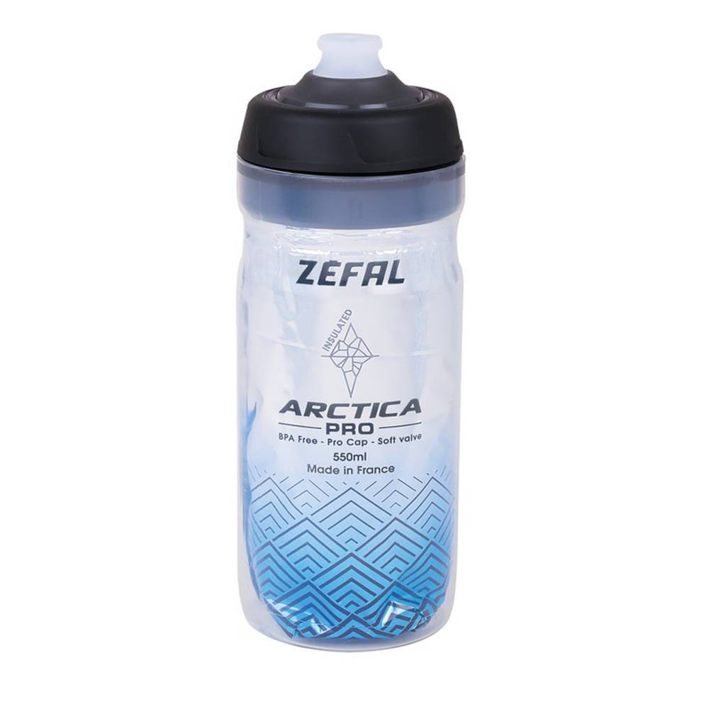 Zéfal Trinkflasche Arctica Pro 55 550ml, silver-blue, silber/blau