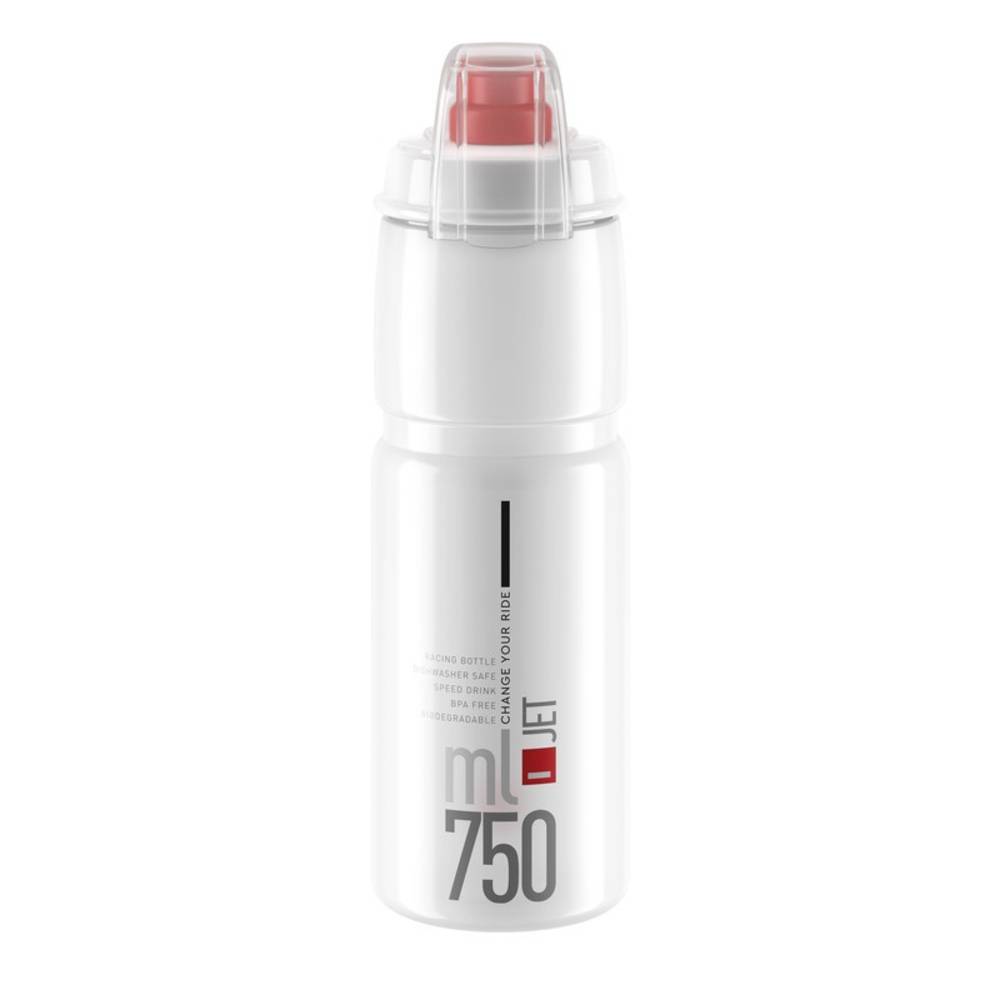 Elite Trinkflasche "Jet Plus" 750 ml, klar/rot