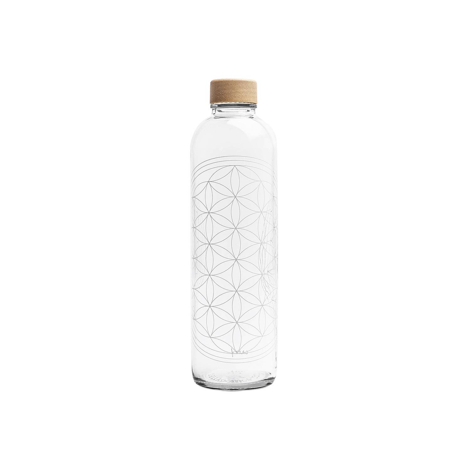 Carry Trinkflasche 1l Flower of Life  , klar