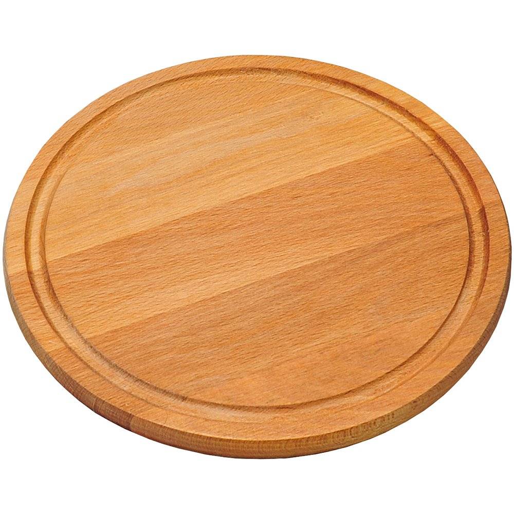Kesper Schneidebrett, Buchenholz, braun, 25 x 25 x 1.5 cm