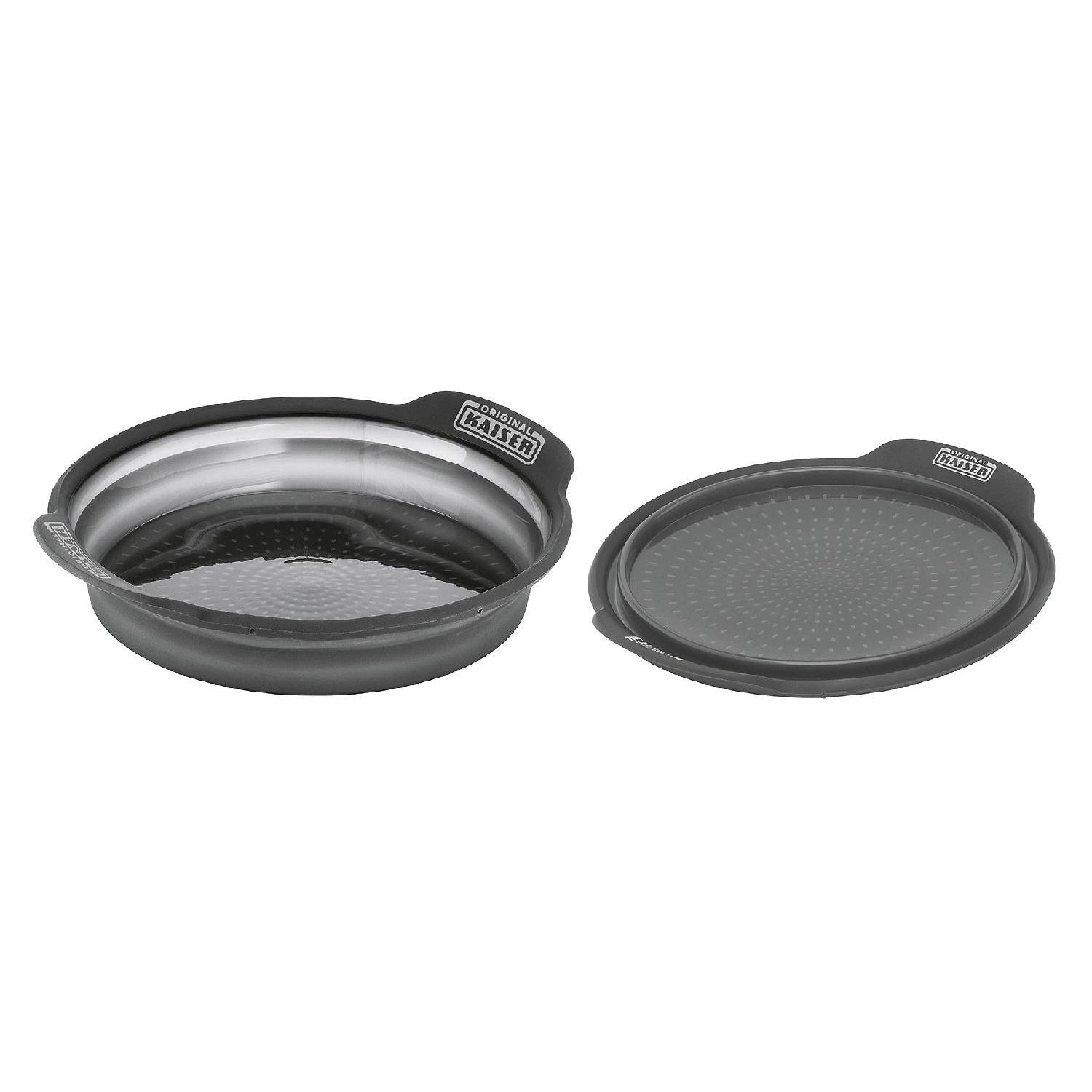 Kaiser Springform Ø24cm Silikon, schwarz
