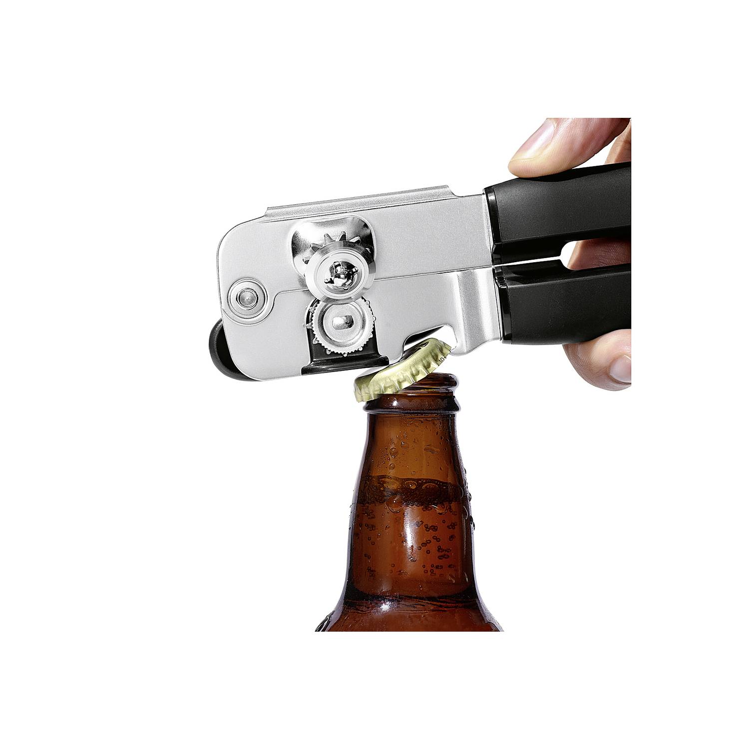 OXO Good Grips Komfort-Dosenöffner Soft Handled Can Opener, schwarz/silber