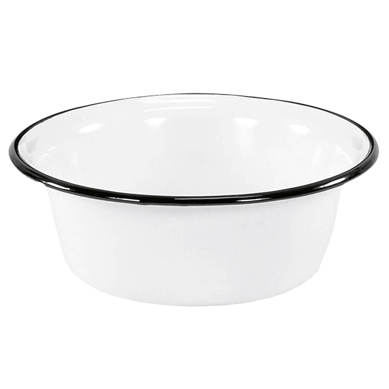 Krüger Schüssel Ø16cm emailliert, weiß