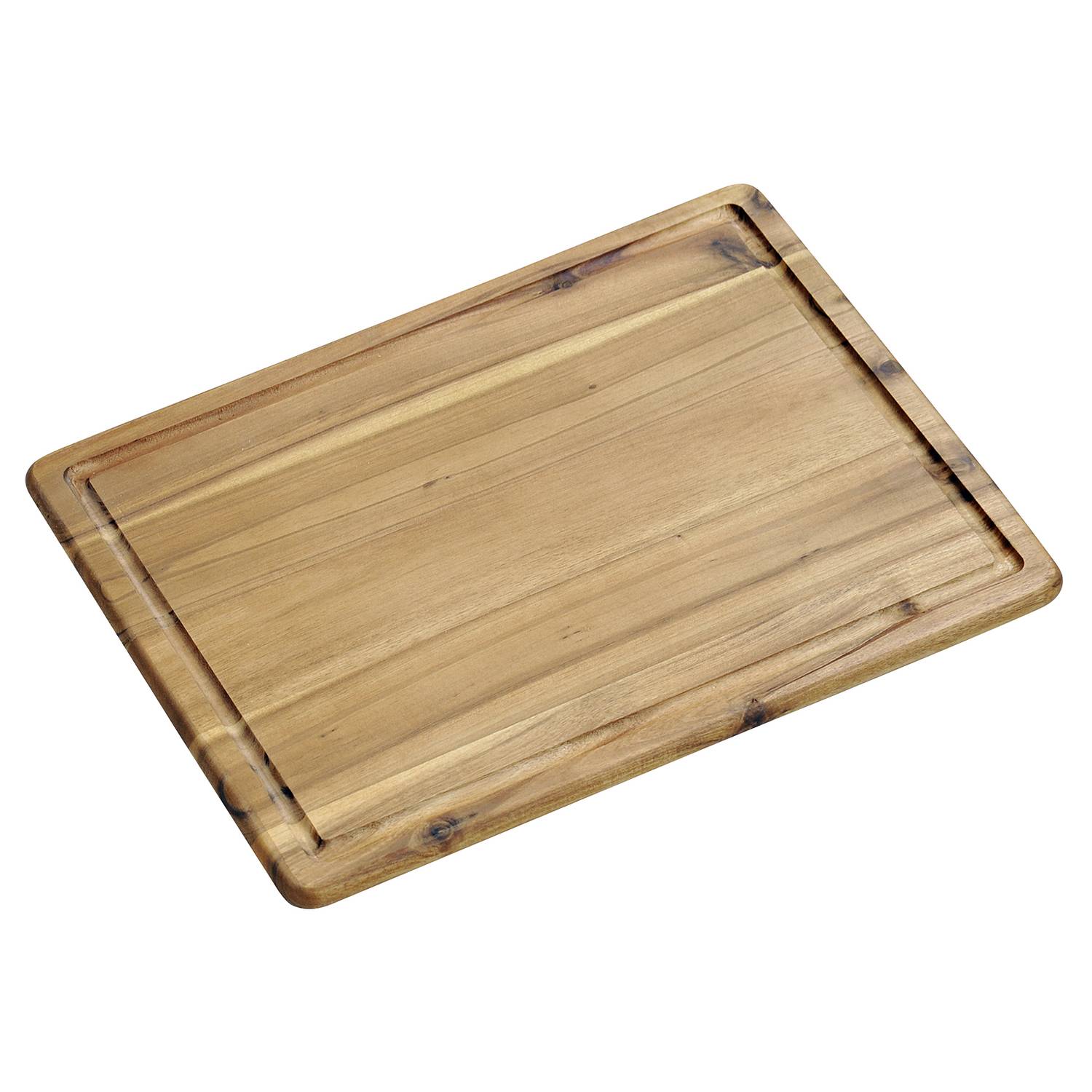 Kesper Tranchierbrett Akazie 38x28x1,5cm, natur