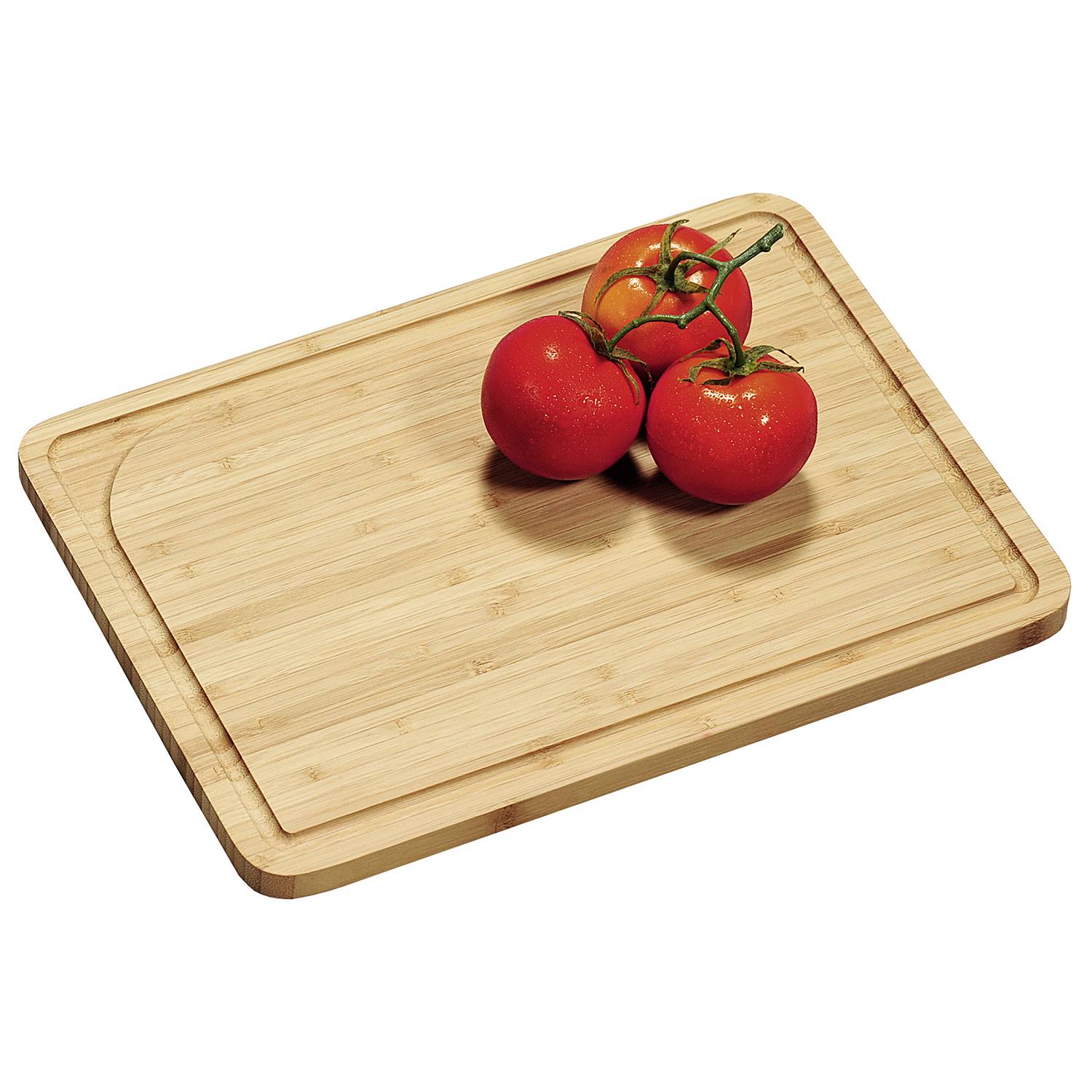 Kesper Tranchierbrett Bambus 36x26x1,6 cm, natur