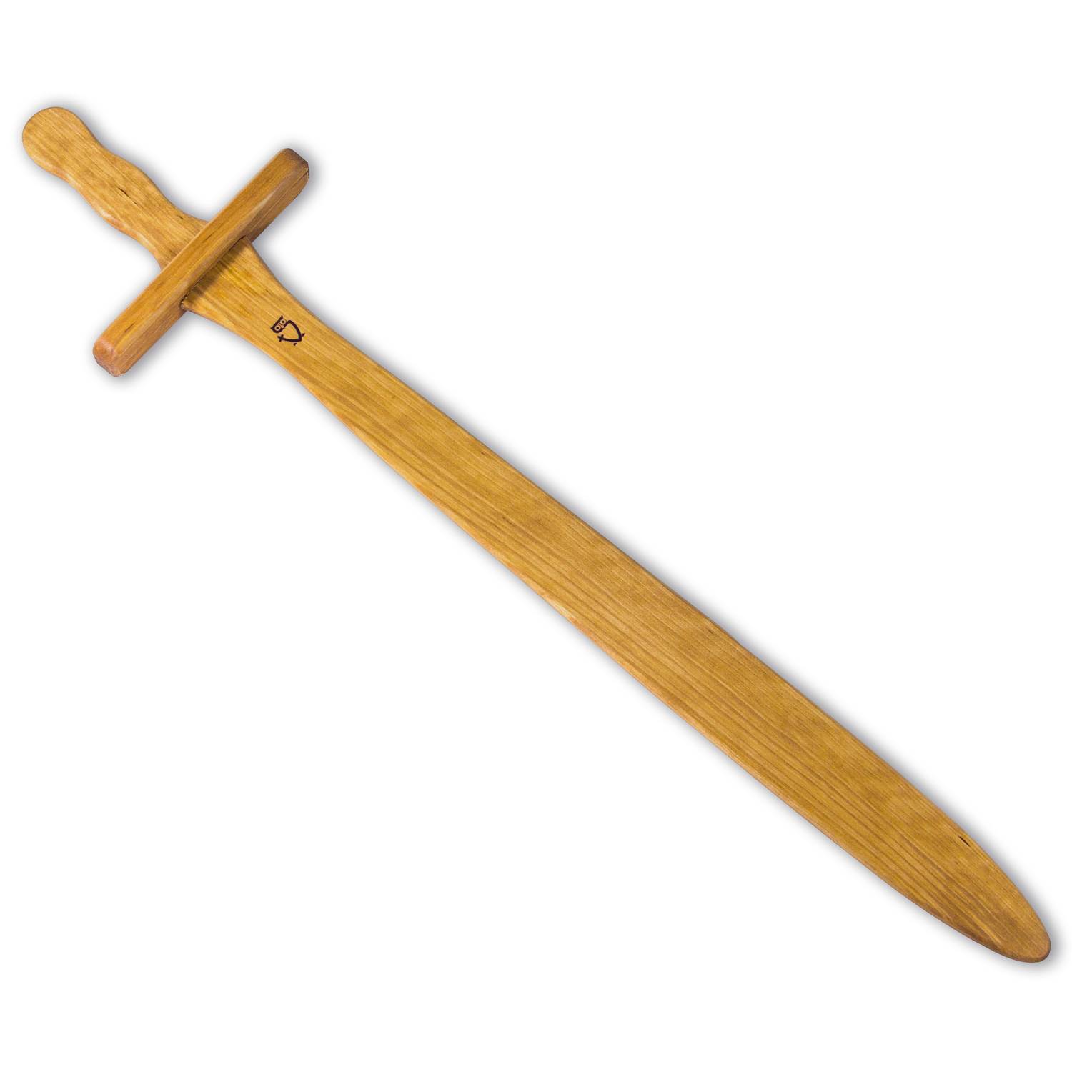 BestSaller 1103 Ritter Schwert Knappe aus Holz, 59 cm lang, natur