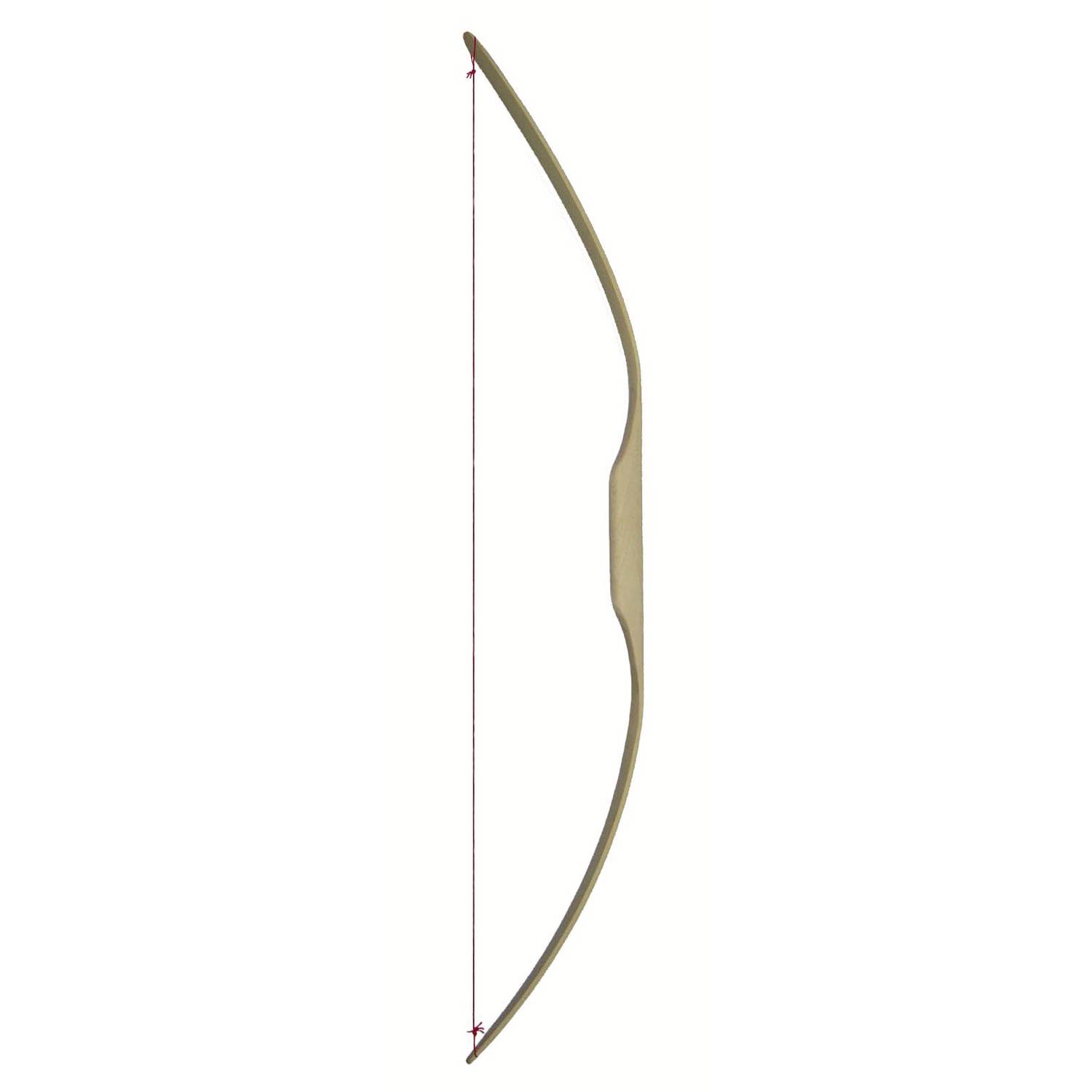 BestSaller 1205 Sportbogen 116cm, Holz Esche, inklusive 3 Holz Pfeile, natur, 4-teilig (1 Set)