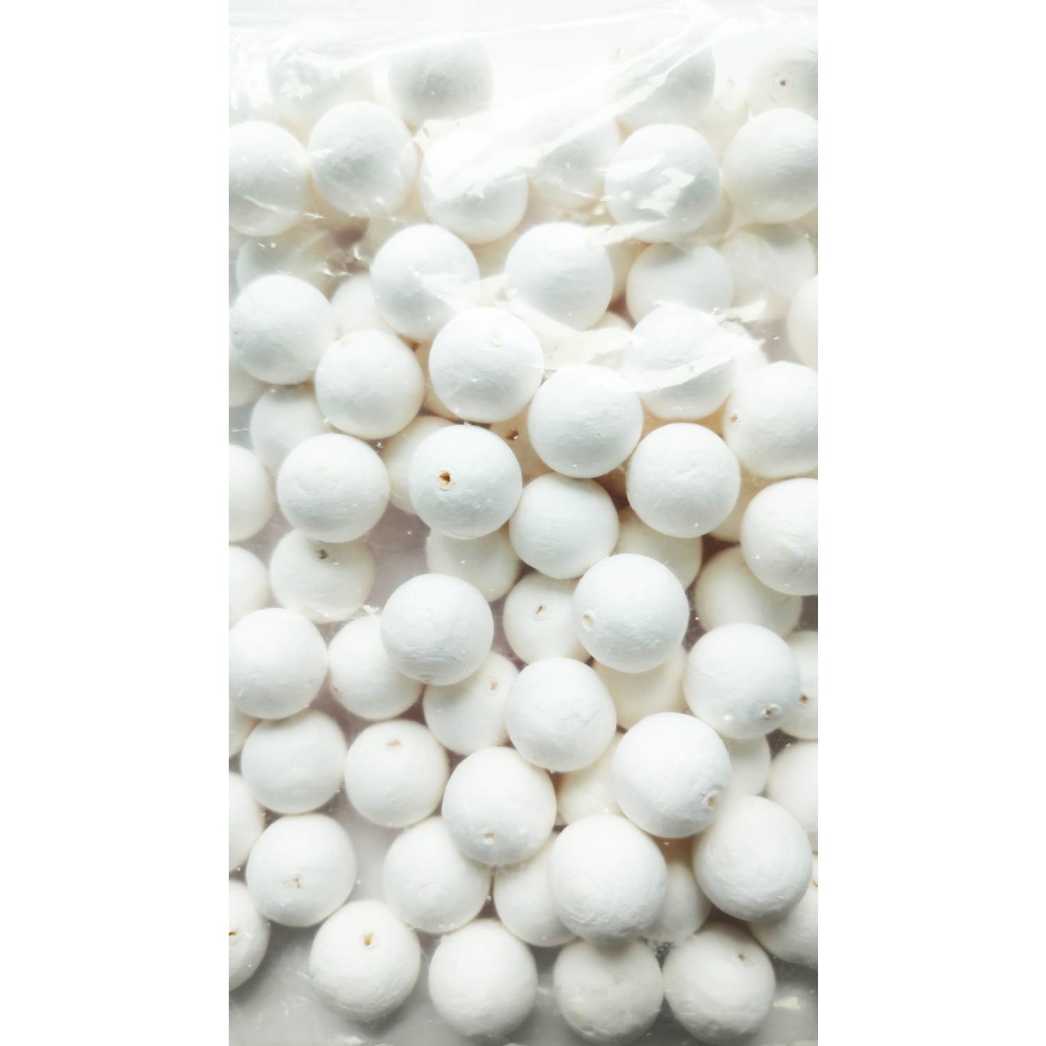 BestSaller 1235 Papierkugeln für Papierkugel Schleuder, weiß (100er Pack)