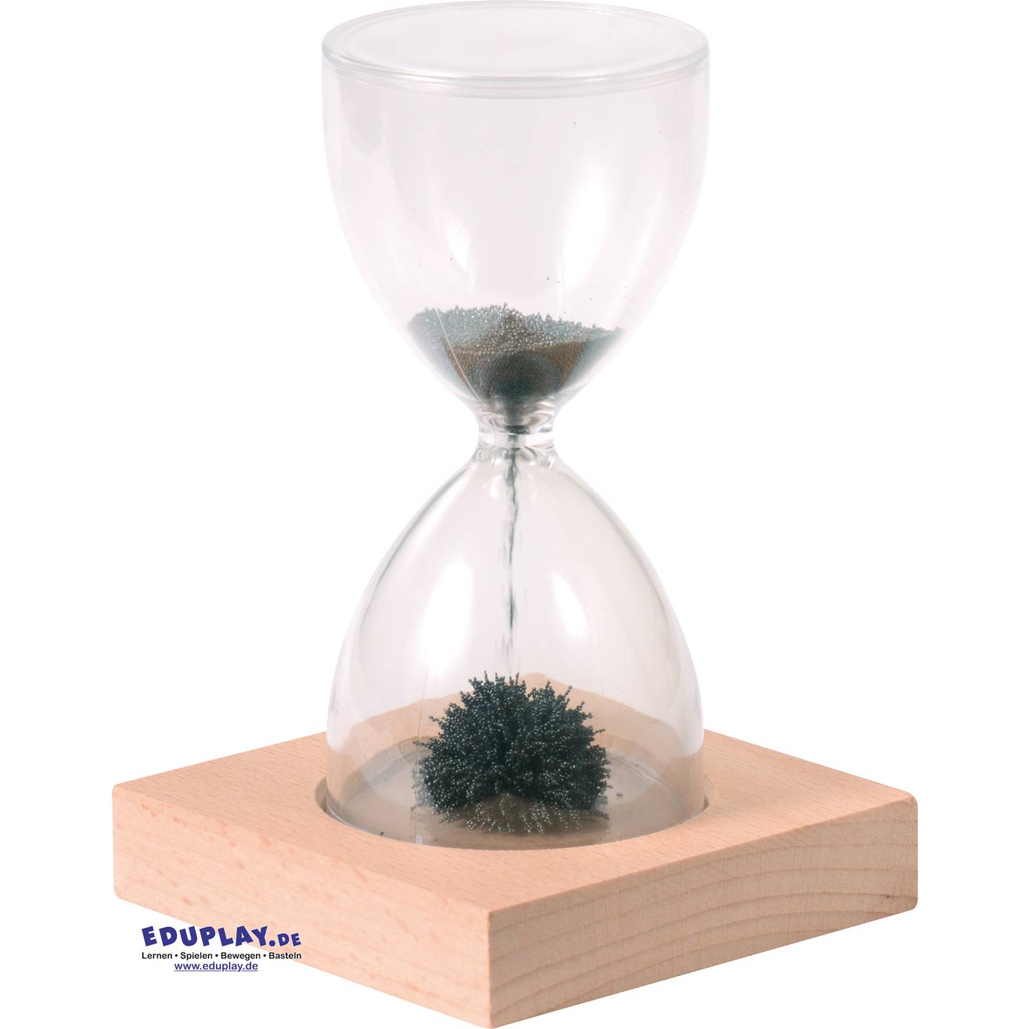 EDUPLAY 120600 Magnet-Timer, 6,5 x 6,5 x 10,5 cm, natur/klar