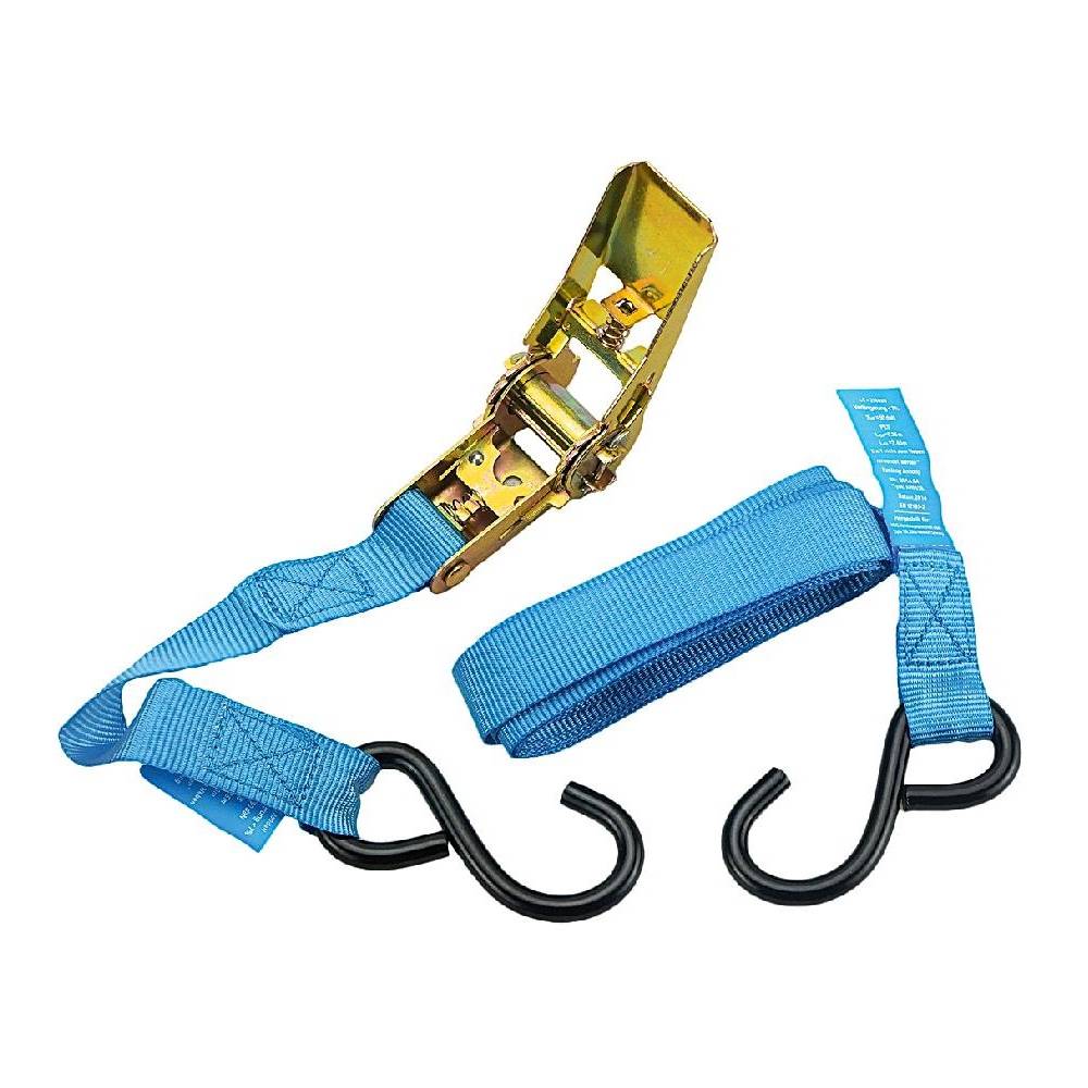 Easy Work Ratschenspanngurtsatz aus 100% Polypropylene, 25 mm, blau