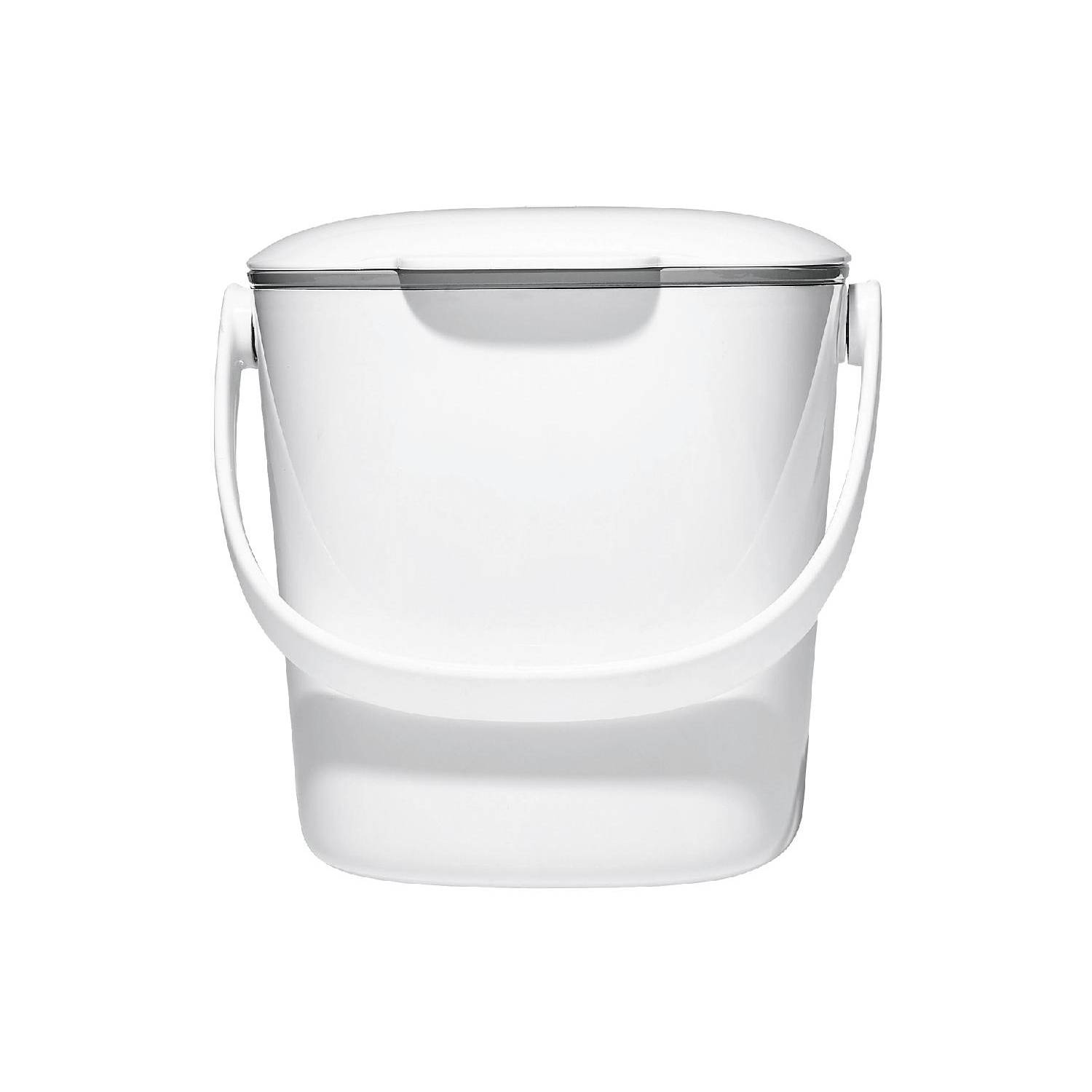 OXO Küchenabfalleimer, 2,8 Liter, weiß