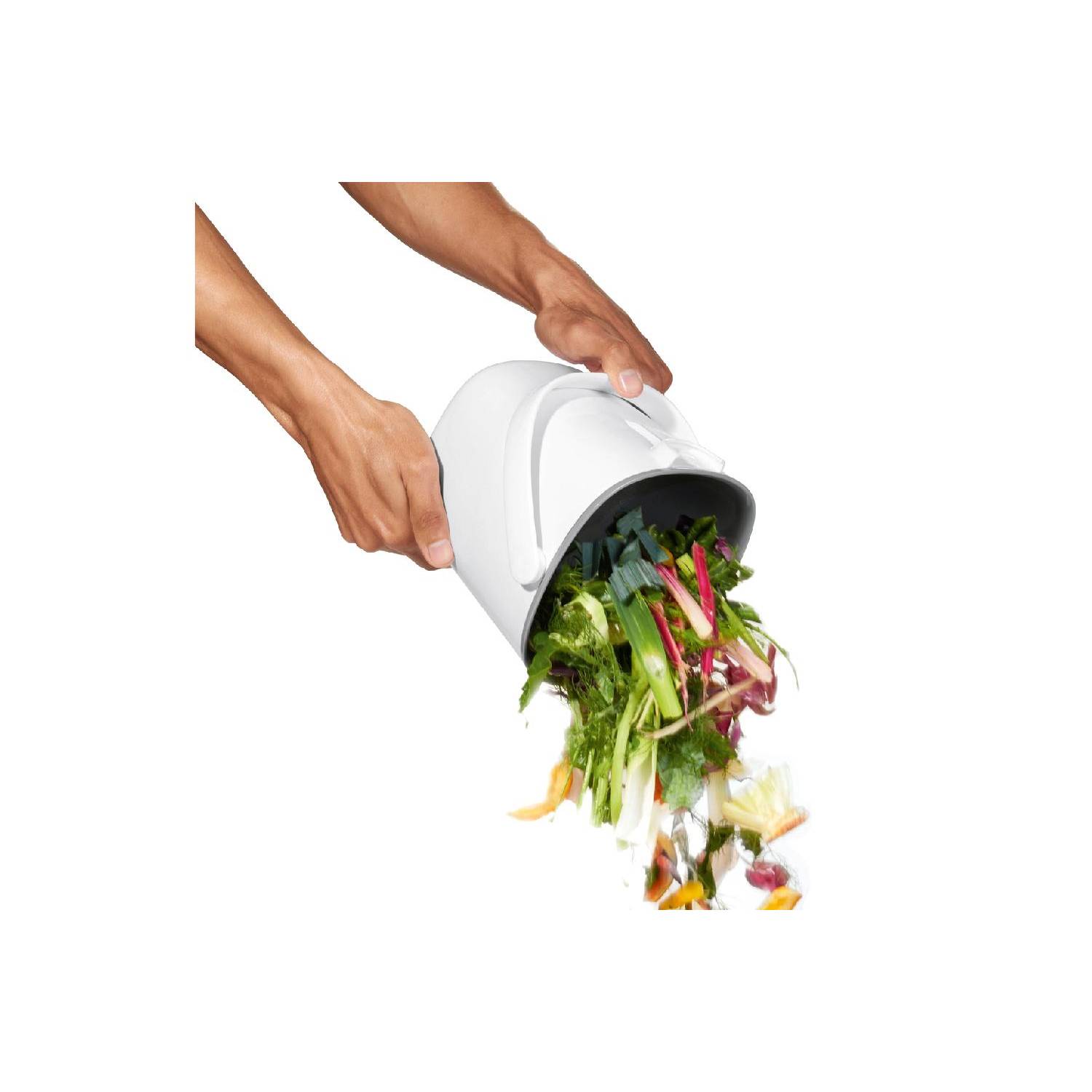 OXO Küchenabfalleimer, 2,8 Liter, weiß