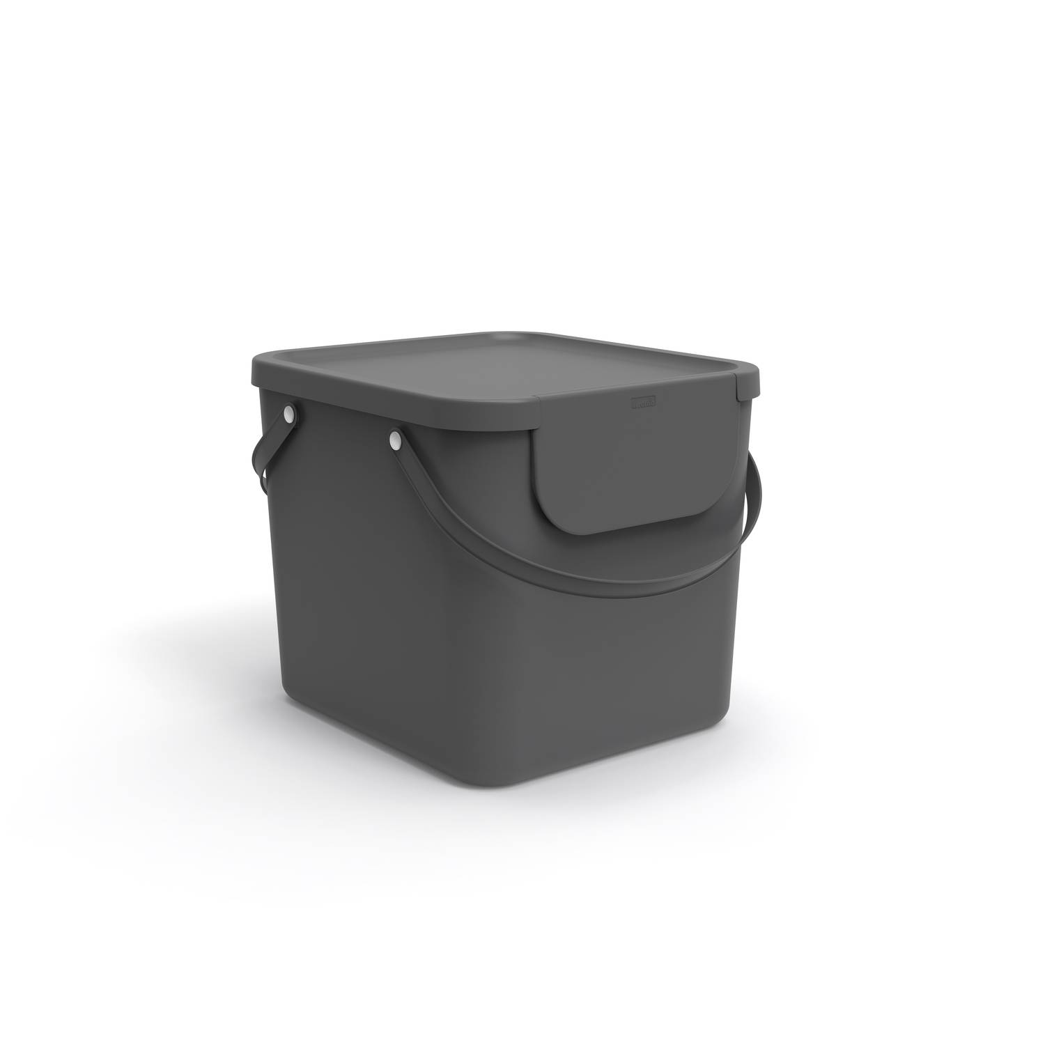 Rotho Albula Abfallbehälter 40l 39,8x35,8x33,9cm, anthrazit