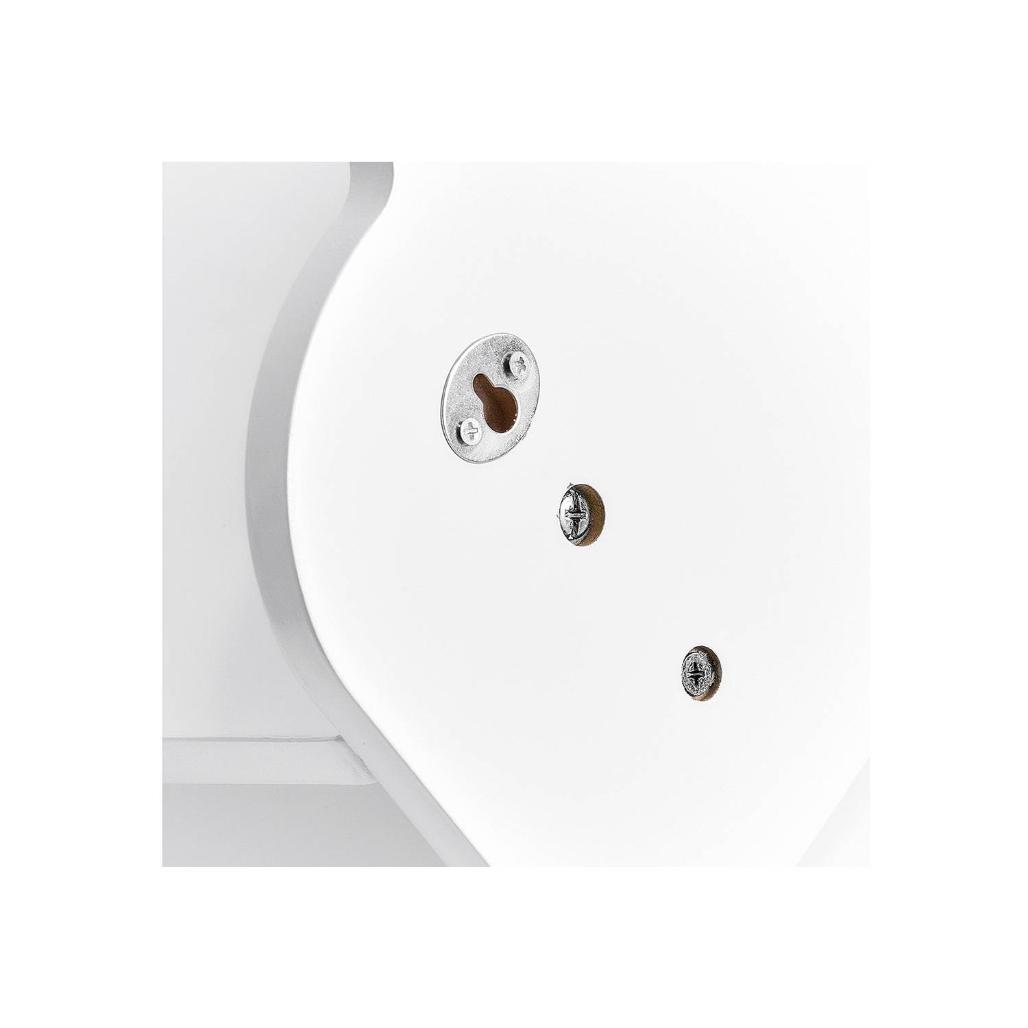 Zeller Present Kinder-Wandgarderobe MDF 48x12x22cm, weiß