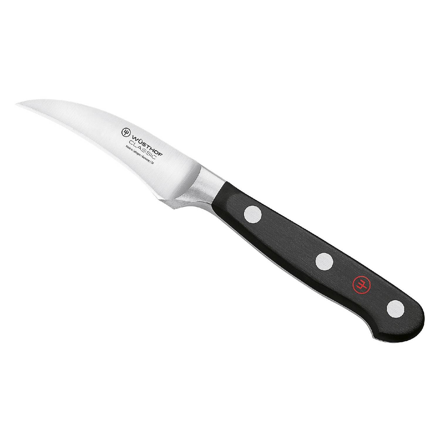 WÜSTHOF Tourniermesser Classic 7cm, schwarz/silber