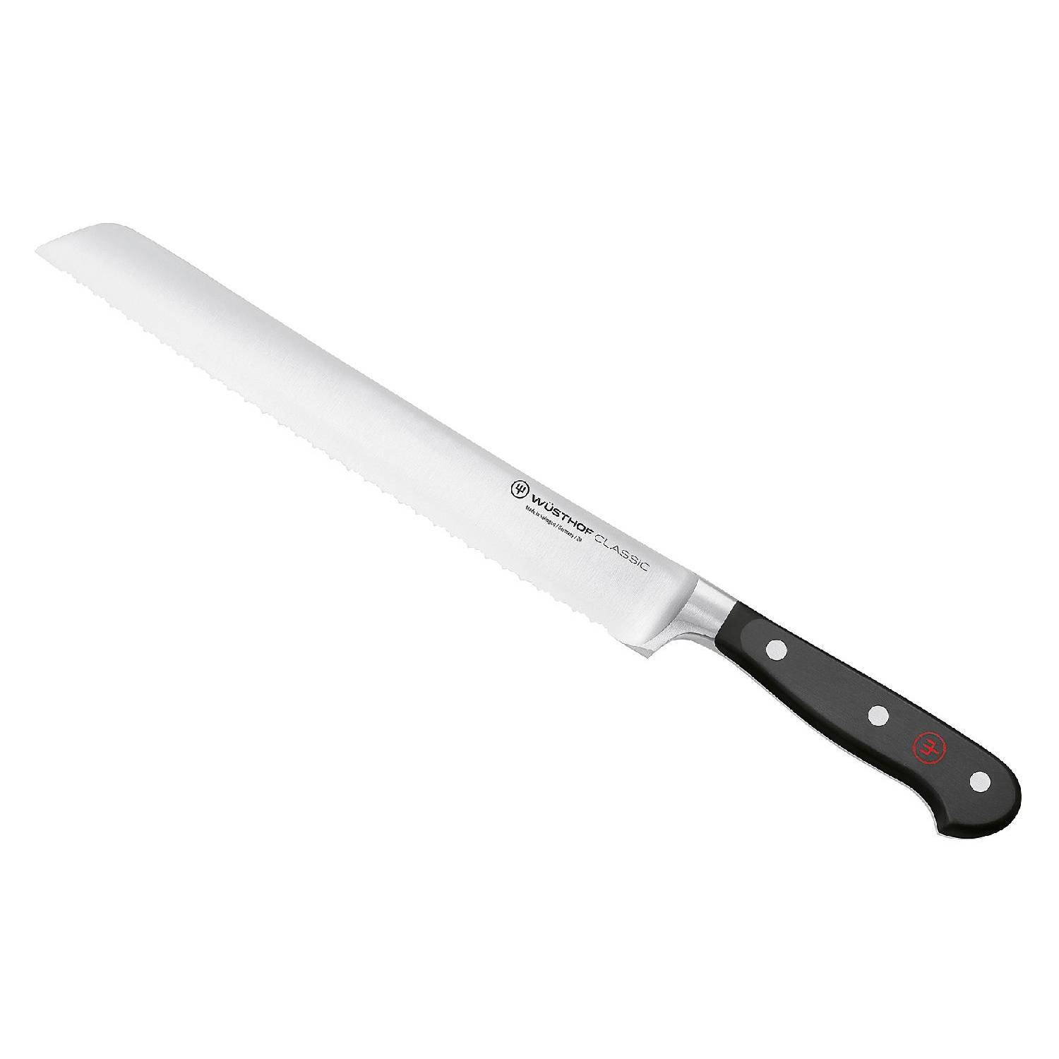 WÜSTHOF Brotmesser Classic 23cm, schwarz