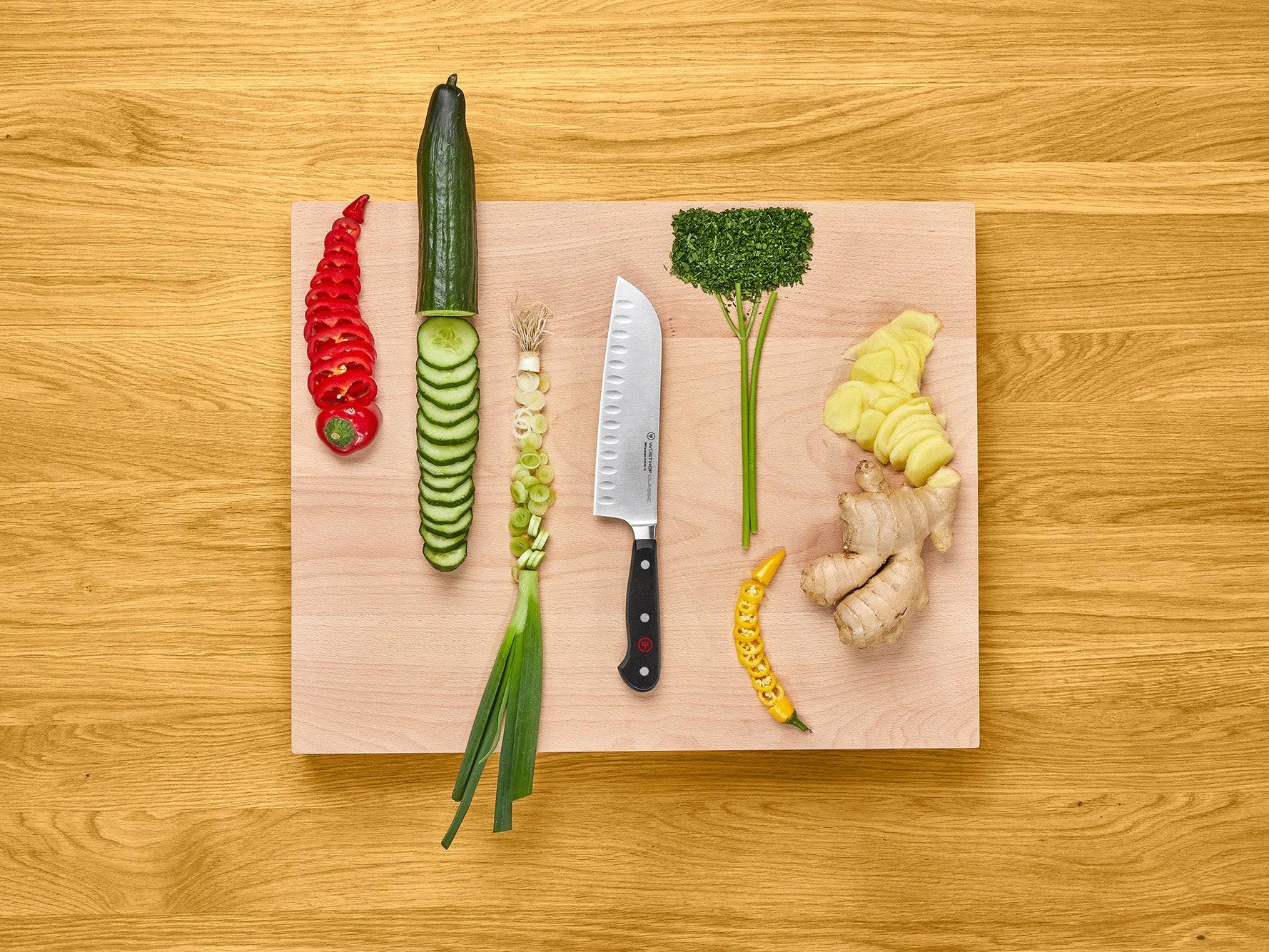 Wüsthof Classic Santoku 17 cm | mit Kullenschliff