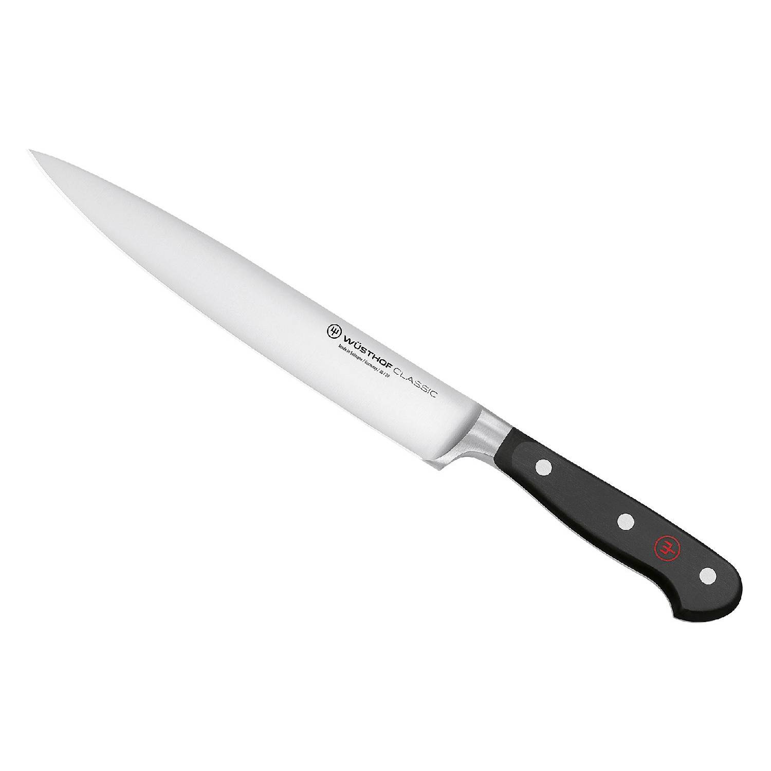 WÜSTHOF Schinkenmesser Classic 20cm, schwarz/silber