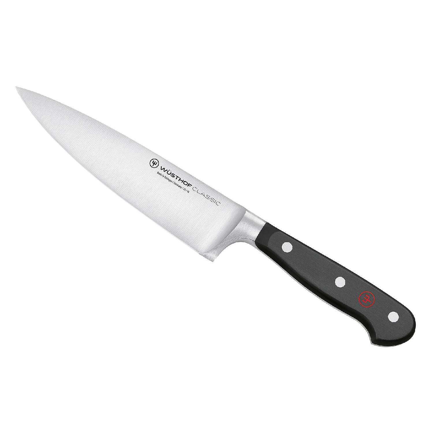 WÜSTHOF Kochmesser Classic 16cm, schwarz/silber