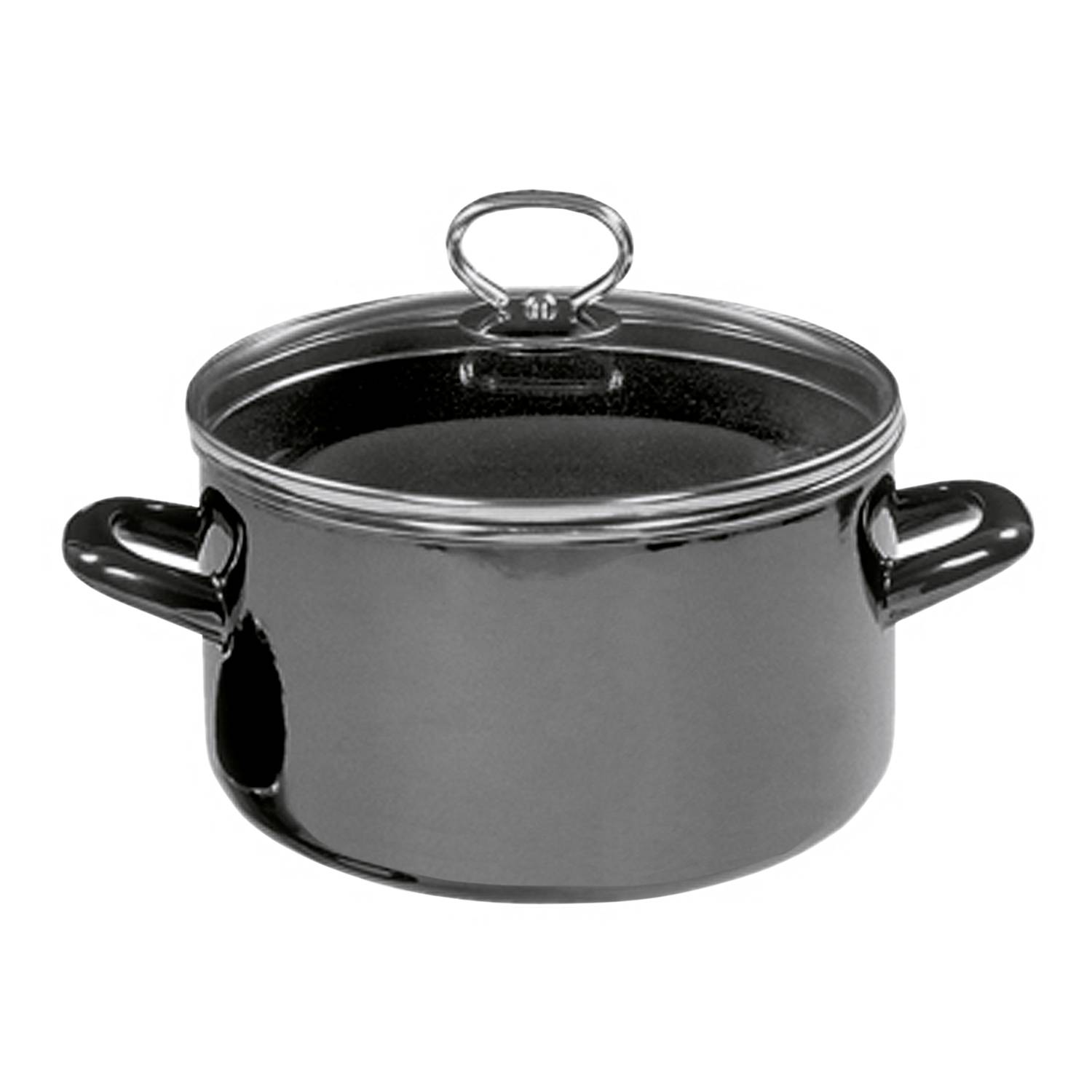 Krüger Bratentopf Brillant Ø24cm, schwarz