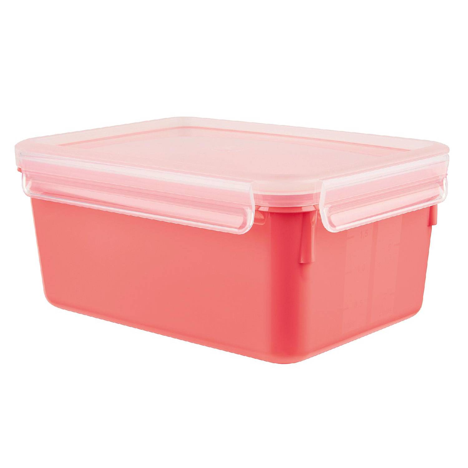 EMSA Clip & Close Frischhaltedose Colour Edition rechteckig 2,2l, koralle