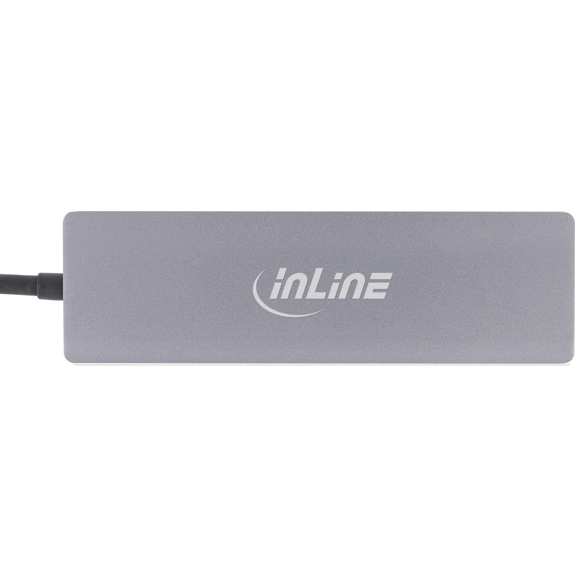 INLINE - USB 3.2 USB-C Multi Hub (3x USB-A + USB-C) - Cardreader - HDMI - OTG
