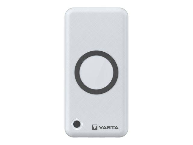Varta - Induktive Power Bank - 2-in-1 - Li-Pol - 20000 mAh - 74 Wh - 20 Watt - 3 A - PD, QC 3.0 - 3 Ausgabeanschlussstel