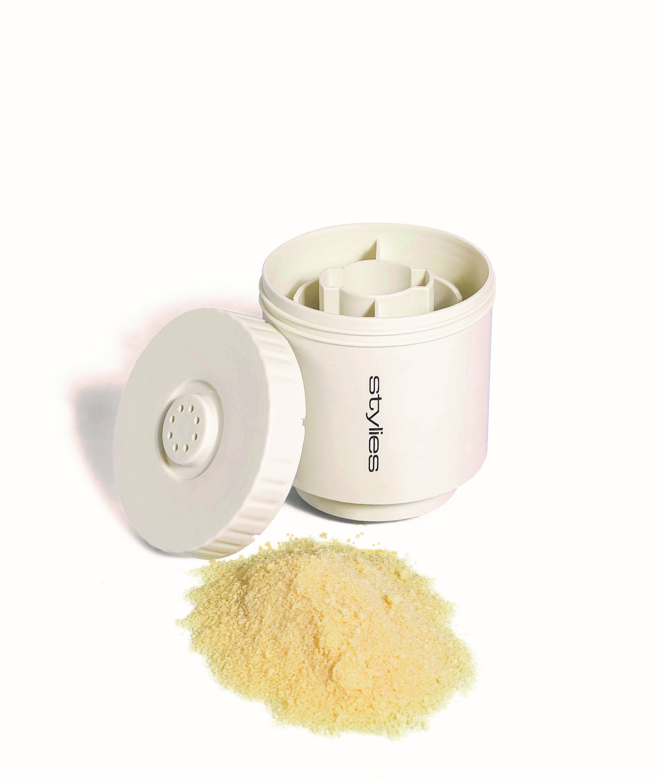 Stylies Nachfüllgranulat für alle Luftbefeuchter mit kompatiblem Tankdeckel