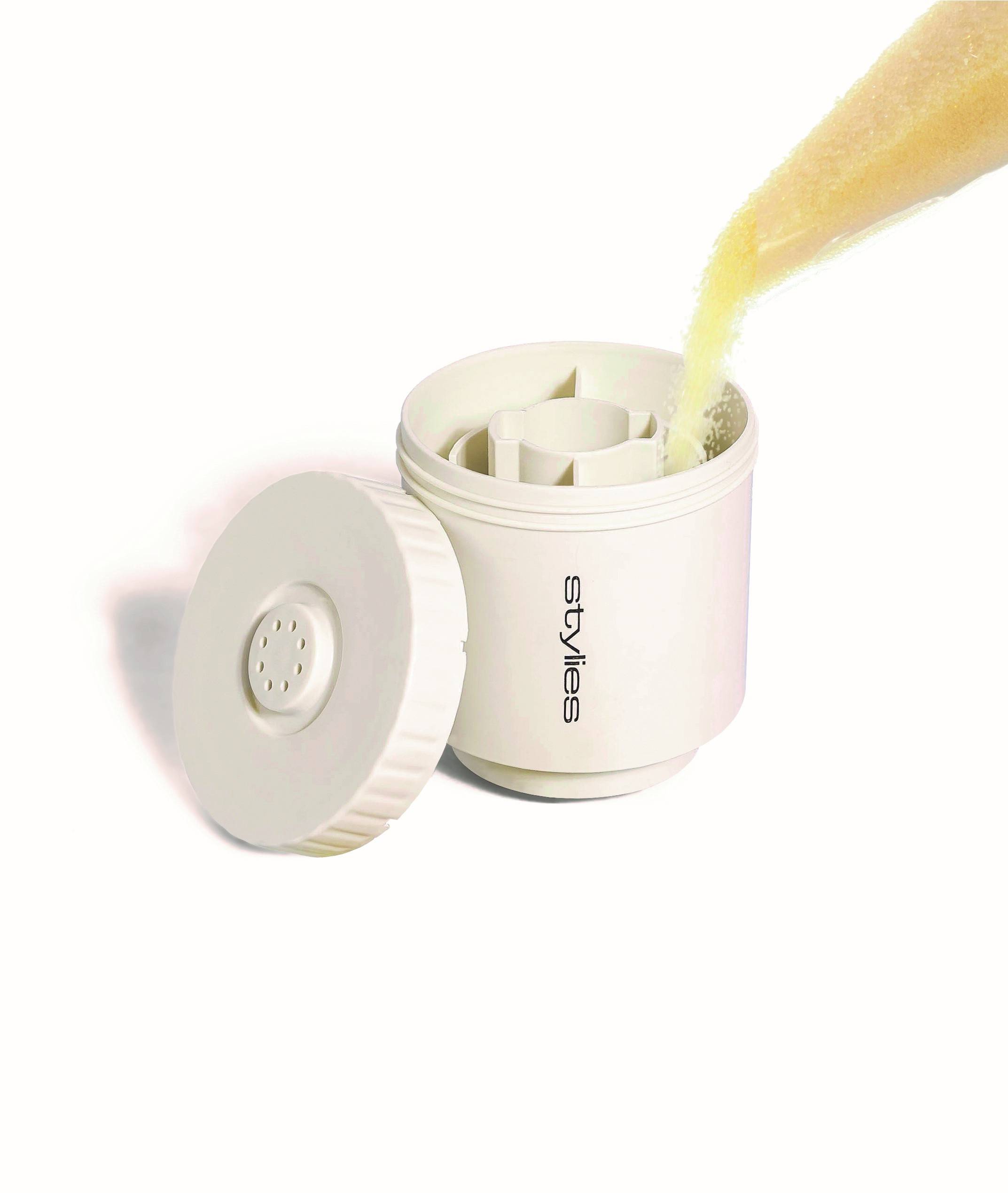 Stylies Nachfüllgranulat für alle Luftbefeuchter mit kompatiblem Tankdeckel