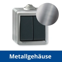 ALING-CONEL Aufputz Serienschalter 10AX/250V~ / Grau mit Wippe in Anthrazit ALING-CONEL Aufputz Serienschalter 10AX/250V~ / Grau mit Wippe in Anthrazit