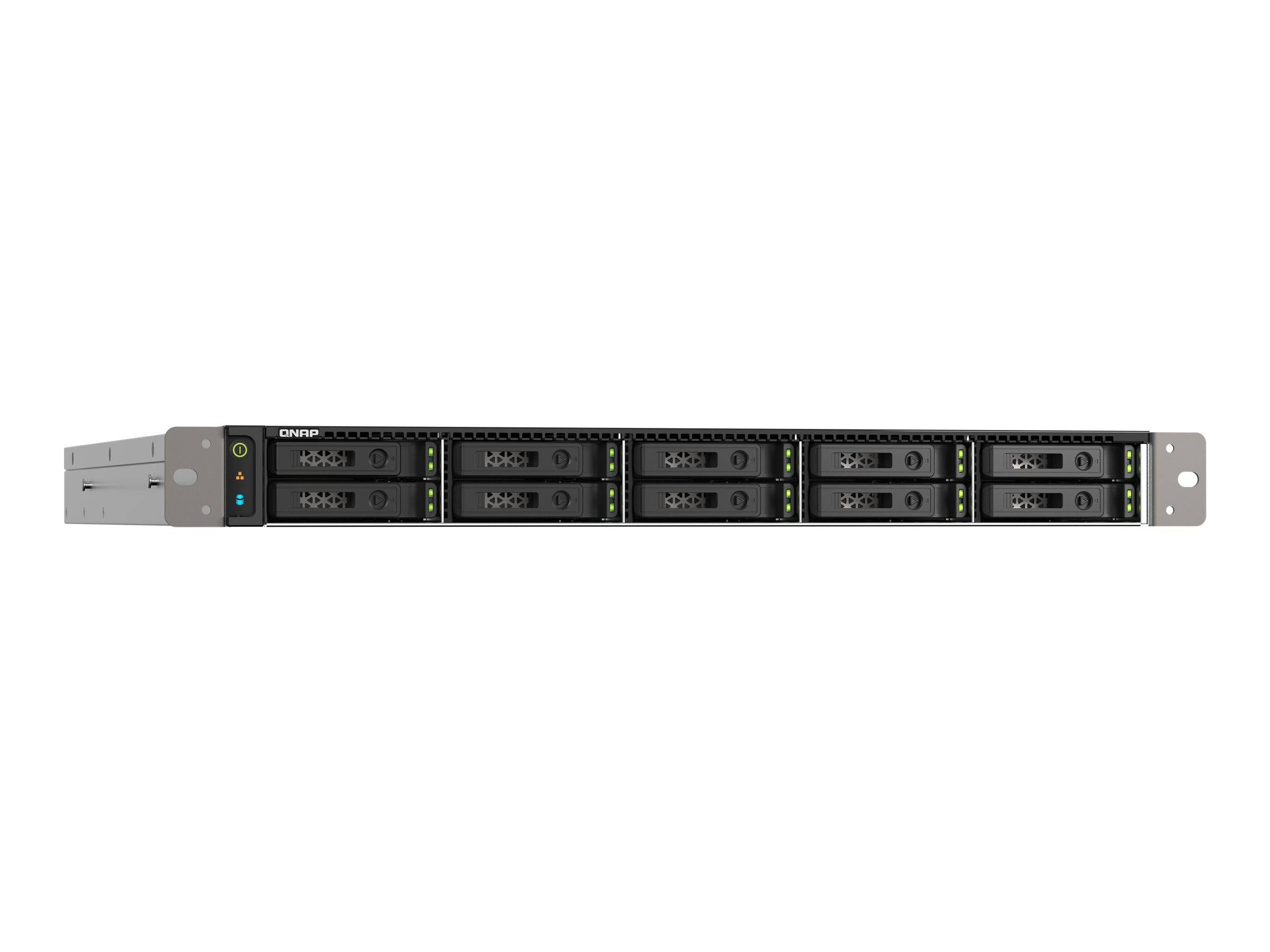 QNAP TS-h1090FU - NAS-Server - 10 Schächte - Rack - einbaufähig - SATA 6Gb/s / PCIe (NVMe)