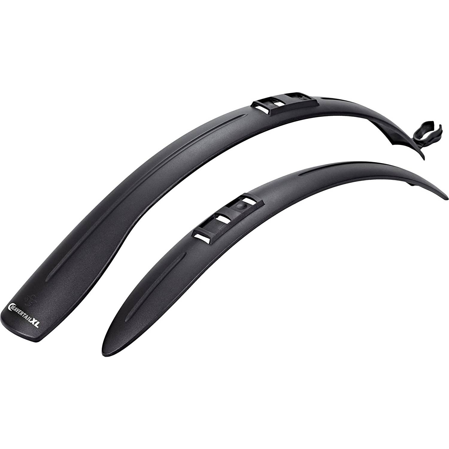 SKS 52964000 00-10101 Steckbleche "Beavertail XL", 26-28", ca. 59-90 mm, extra breit, schwarz (1 Paar)