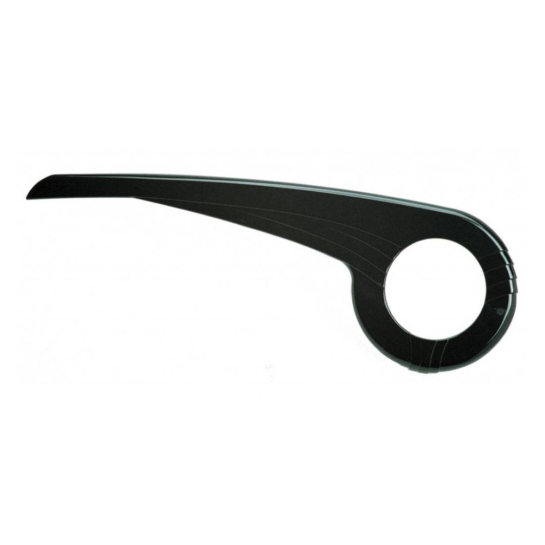 Hebie 0340E1 Kettenschutz 1-flügelig 33 Zähne, für Nabenschaltung, schwarz