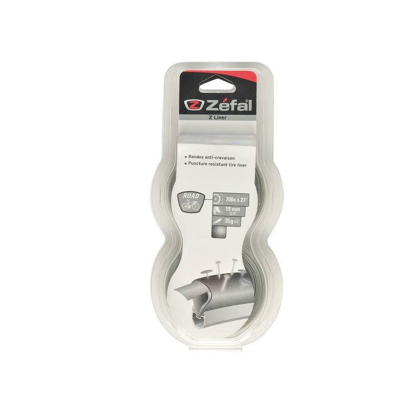 Zéfal 9722 Pannenschutzband Z-Liner Road Breite 19 mm 27" & 700C, grau, 2-teilig (1 Set)