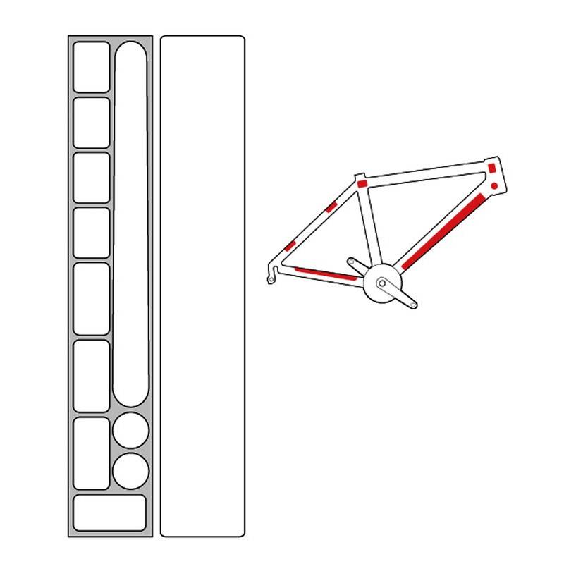 Zéfal 2600 Skin Armor Rahmenschutz Skin Armor M transparent 12 Patches, transparent
