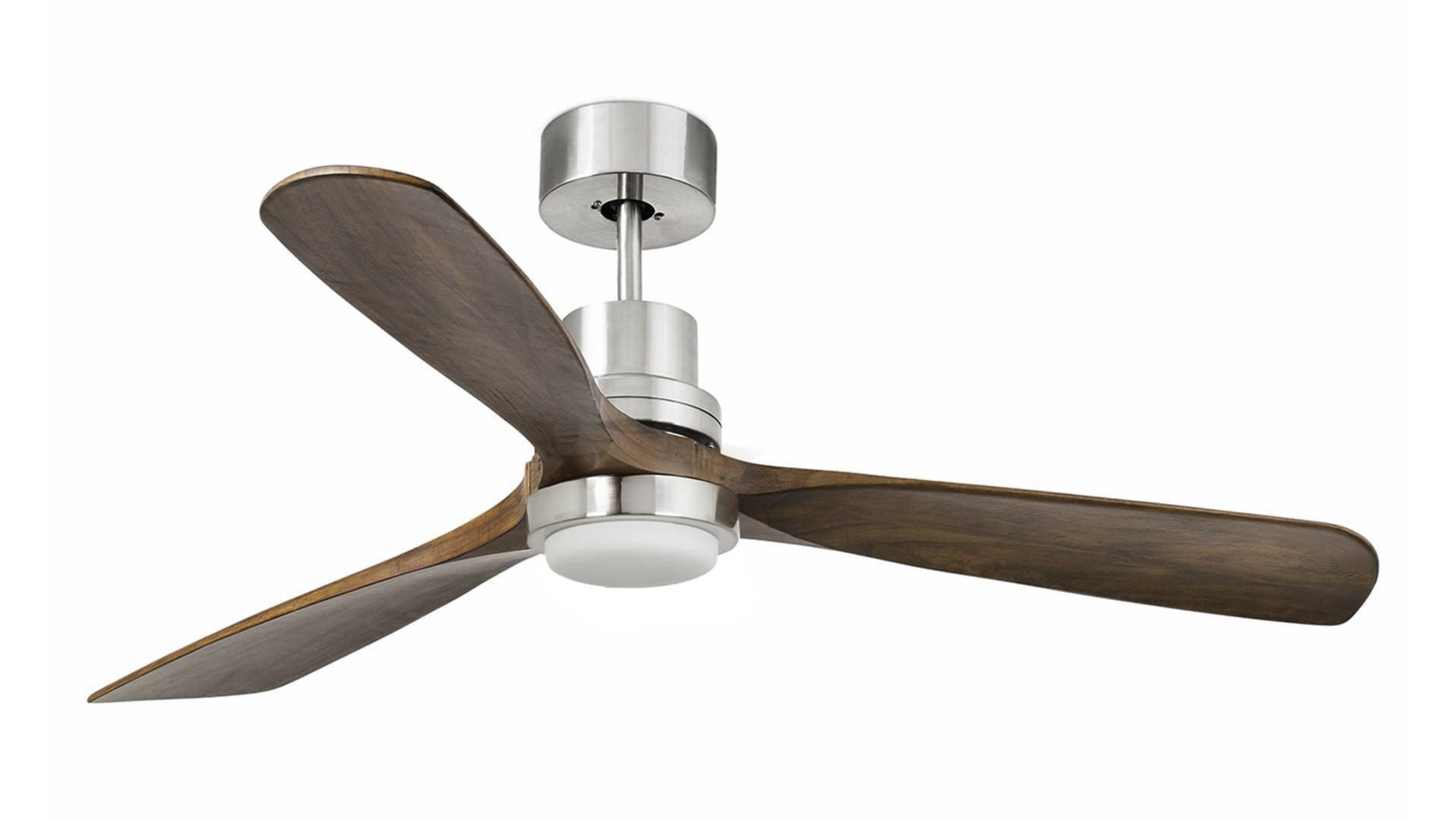 DC Deckenventilator Lantau Nickel Walnuss mit LED