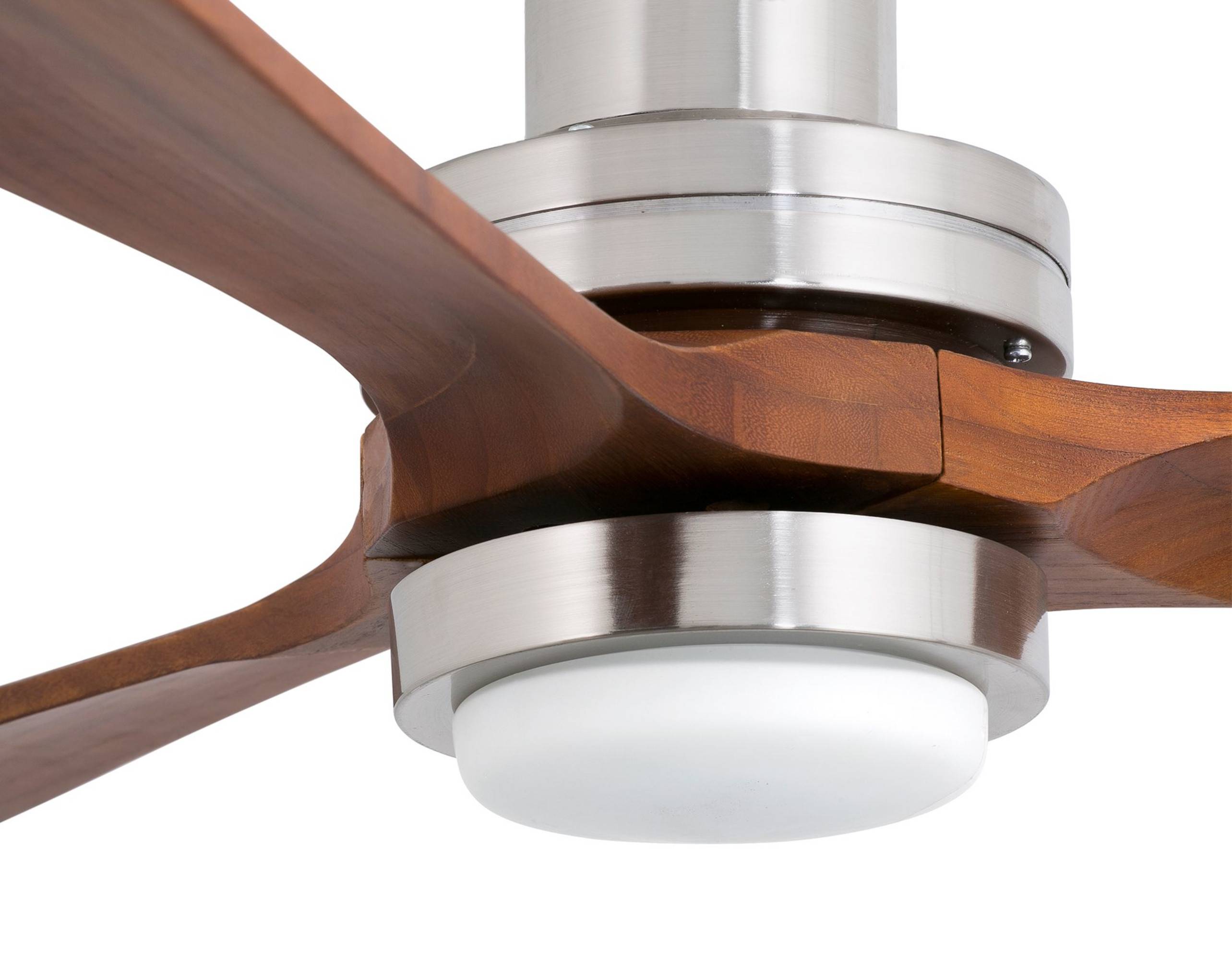 DC Deckenventilator Lantau Nickel Walnuss mit LED
