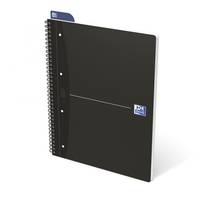 Oxford Essentials - Muster - Schwarz - A4+ - 70 Blätter - 90 g/m² - Kariertes Pa