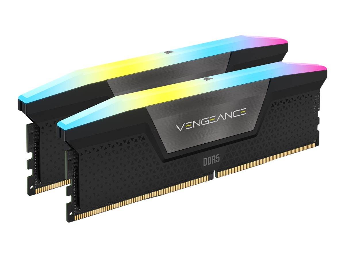 Corsair Vengeance RGB - DDR5 - Kit - 64 GB: 2x 32 GB - DIMM 288-PIN - 6000 MT/s