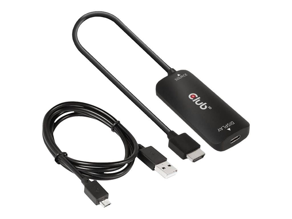Club 3D - Videoadapter - HDMI, Mikro-USB Typ B (nur Strom)