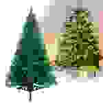 Weihnachtsbaum künstlicher Tannenbaum inkl. Baumständer Kunststoff Grün, 120cm